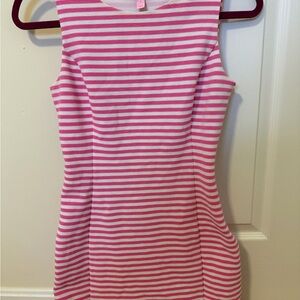 Lilly Pulitzer Striped Pink and White Kids Dress